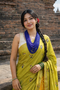 Manipuram Kanjivaram with Bullion Stitch Florals
